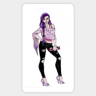 Fashionista Psylocke Sticker